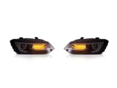 Polo 2010-2017 Uyumlu İçin Audi Dizayn LED Far - 1