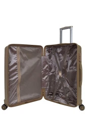 Elatae Premium Poliropilen Kırılmaz 3lü Valiz Seti Büyük - Orta Boy ve Makyaj Vizon V303 thumbnail 3