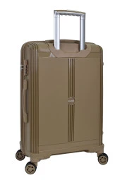 Elatae Premium Poliropilen Kırılmaz 3lü Valiz Seti Büyük - Orta Boy ve Makyaj Vizon V303 thumbnail 5