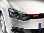 Polo 2010-2017 Uyumlu Uyumlu Silver Gti Görünüm LED Far Parça - 1