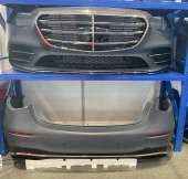 W223 S Uyumlu Serisi İçin Uyumlu S450 Body Kit (Silver) Parça - 1