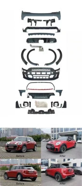 Cooper F55 Uyumlu İçin (4 Kapı) Jcw Body Kit - Makyajlı Görünüm Full Set Parça - 1