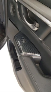 Honda Cr-V Uyumlu 2018-2021 Kapı Kolçak Kaplama Karbon thumbnail 2