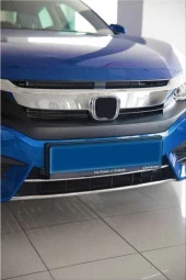 Honda Civic Uyumlu Fc5 2016-2019 Ön Tampon Alt Nikelajı 2 Parça thumbnail 2