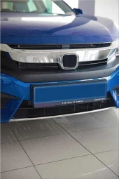 Honda Civic Uyumlu Fc5 2016-2019 Ön Tampon Alt Nikelajı 2 Parça thumbnail 3