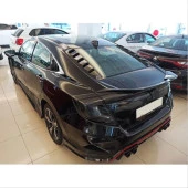 Honda Civic Uyumlu Fc5 2016-2020 Arka Camustu Kaplama 2 Parça thumbnail 2