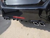 Honda Civic Uyumlu Fc5 2016-2020 Difüzör Kare Egzoz Piano Black - 4