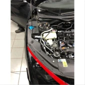 Honda Civic Uyumlu Fc5 2016-2020 Çamurluk Üst İç Koruma Kaplaması Logolu - 2