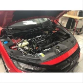 Honda Civic Uyumlu Fc5 2016-2020 Çamurluk Üst İç Koruma Kaplaması Logolu - 3