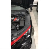 Honda Civic Uyumlu Fc5 2016-2020 Çamurluk Üst İç Koruma Kaplaması Logolu - 4