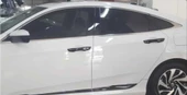 Honda Civic Uyumlu Fc5 2016-2020 Kapı Direk Kaplama Piano Black - 1