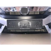 Honda Civic Uyumlu Fc5 2016-2020 Ön Tampon Alt Çıta Black 2 Parça - 1