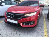 Honda Civic Uyumlu Fc5 2016-2020 Ön Lıp Dizayn B (Tek Parça) thumbnail 4