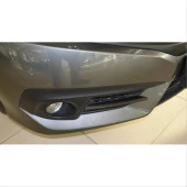 Honda Civic Uyumlu Fc5 2016-2020 Ön Sis Orta Çıta Piano Black - 2