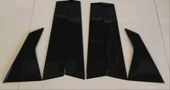 Honda Civic Uyumlu Fc5 2016-2020 Kapı Direk Kaplama Piano Black - 2