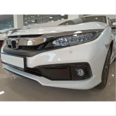 Honda Civic Uyumlu Fc5 2019-2021 Ön Sis Kaşı Kaplaması Piano (Makyajlı Kasa) - 1