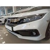 Honda Civic Uyumlu Fc5 2019-2021 Ön Sis Kaşı Kaplaması Piano (Makyajlı Kasa) - 3