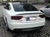 Audi A5 Uyumlu 2009-2016 Spoiler - Piano Black (Parlak Siyah) thumbnail 2