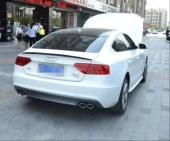 Audi A5 Uyumlu 2009-2016 Spoiler - Piano Black (Parlak Siyah) thumbnail 3