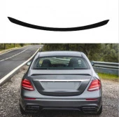 Mercedes W213 Uyumlu 2016-2019 E63 S Spoiler - Piano Black - 2