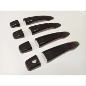 Nissan Qashqai Uyumlu 2014-2020 Kapı Kolu Kaplama - Piano Black thumbnail 1