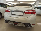 Toyota Corolla 2012-2018 Difüzör 4 Egzoz Siyah/Silver - 3