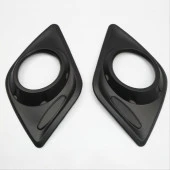 Toyota Hilux Uyumlu Revo 2016-2019 Ön Sis Çerçevesi Kaplama Siyah Kalın thumbnail 2