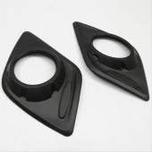 Toyota Hilux Uyumlu Revo 2016-2019 Ön Sis Çerçevesi Kaplama Siyah Kalın thumbnail 4