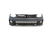 Volkswagen Polo Uyumlu 2018+ Mk6 R Line Ön Tampon Ve Panjur Seti thumbnail 2