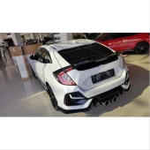 Honda Civic Uyumlu Fk7 2016-2020 Hatchback Spoiler Dto Boyasız thumbnail 2