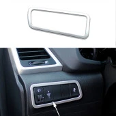 Hyundai Tucson Uyumlu 2015-2018 Kontrol Panel Kaplama - Silver (ABS) thumbnail 1
