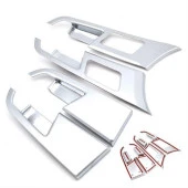 Hyundai Elantra Uyumlu 2016-2019 İç Kapı Kolu Kaplama - Silver (ABS) thumbnail 2