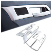 Hyundai Elantra Uyumlu 2016-2019 İç Kapı Kolu Kaplama - Silver (ABS) thumbnail 3