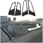 Hyundai Tucson Uyumlu 2015-2018 İç Kapı Kolu Kaplama - Karbon thumbnail 2