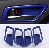 Toyota C-Hr Uyumlu 2016-2019 Kolçak İç Kaplama Mavi thumbnail 1