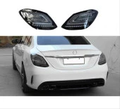 Mercedes W205 Uyumlu 2015-2018 LED Stop Smoke - 3