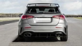 Mercedes A45 Uyumlu W177 Hatchback 2019+ Silver Difüzör & Egzoz Seti- Silver Egzoz İle - 4