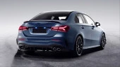 Mercedes A45 Uyumlu W177 Sedan 2019+ Difüzör & Egzoz Seti - Silver Egzoz İle - 2