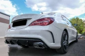 Mercedes W117 Uyumlu Cla 45 Difüzör & Egzoz Seti 16-19 Silver Egzoz İle - 4