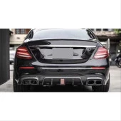 Mercedes W213 Uyumlu Custom Difüzör & Egzoz Seti (Amg Sedan) 2017+ - 4