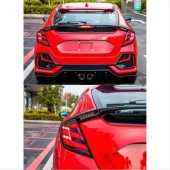 Honda Civic Uyumlu Fk7 2016-2020 Hatchback LED Stop Smoke thumbnail 4