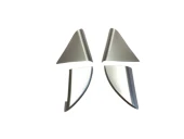 Hyundai Tucson Uyumlu 2015-2018 Kapı Cam Kenar Kaplama Seti-Silver thumbnail 1