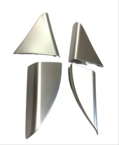 Hyundai Tucson Uyumlu 2015-2018 Kapı Cam Kenar Kaplama Seti-Silver thumbnail 2