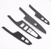 Hyundai Tucson Uyumlu 2015-2018 Kapı Kolçak Kaplama Karbon thumbnail 3