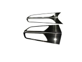 Hyundai Tucson Uyumlu 2015-2018 İç Kapı Kolu Kaplama - Titanyum Siyah thumbnail 1