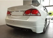 Honda Civic Uyumlu Fd6 2006-2011 Arka Tampon Ek Mugen - 1