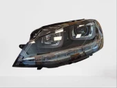 Volkswagen Golf Uyumlu 7 U LED Far Silver Haraketli Sinyal -(Uzun Kısa LED Aydınlatmalar Farın İçinde) - 3