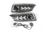 Honda Civic Uyumlu Fc5 2019+ Ön Sis Ledi Makyajlı Kasa Ağaç Model Hareketli thumbnail 1