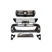 Toyota Hilux Uyumlu Rocco Body Kit 2016-2020 (Ön Tampon, Panjur, Alt Izgara, Sis Kapakları) - 1