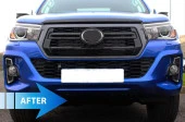 Toyota Hilux Uyumlu Rocco Body Kit 2016-2020 (Ön Tampon, Panjur, Alt Izgara, Sis Kapakları) - 4